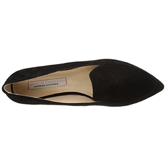 Kristin Cavallari x Chinese Laundry black suede flats - size 5.5 US - Picture 2 of 3